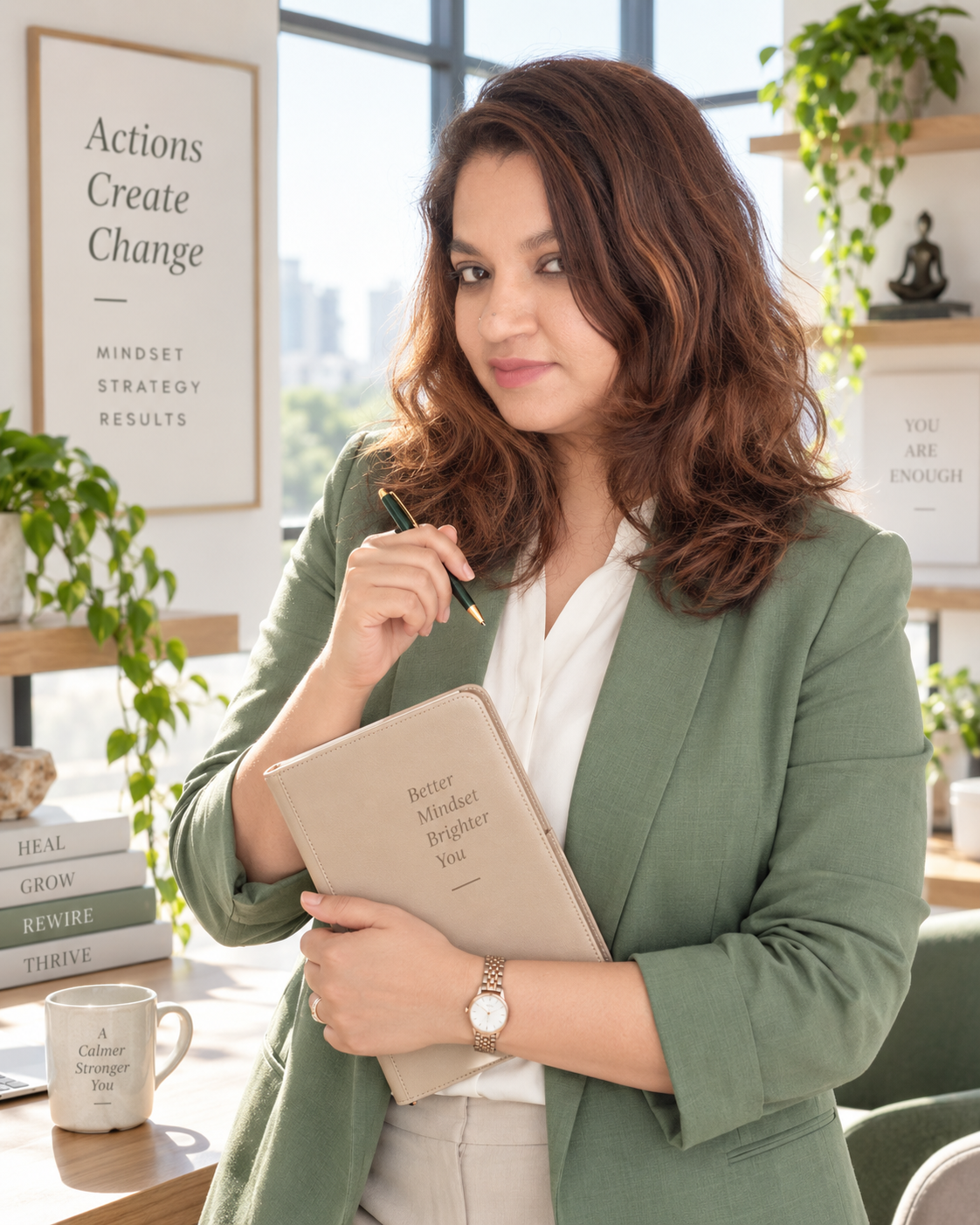Anu Ragini coaching a client through an NLP mindset session